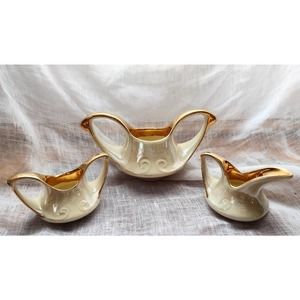 1960s Pearl China Co. Pearlescent Cream & Sugar Set
